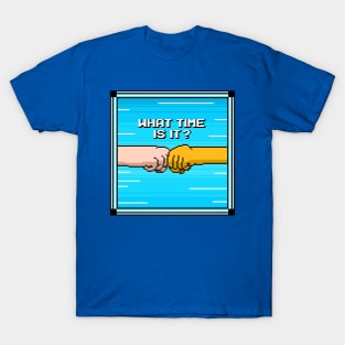 What Time Is It? Adventure Time pixel art T-Shirt